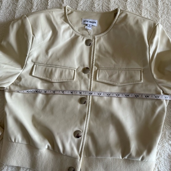 ⭐️Steve Madden Cream bomber Jacket - Picture 8 of 11